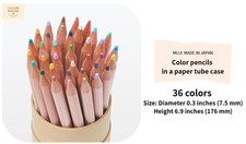 Crayons de couleur MUJI 36