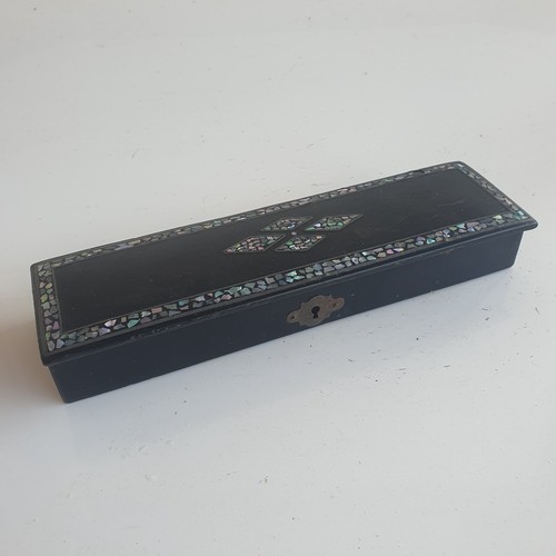Ancien plumier carton - ancien, en