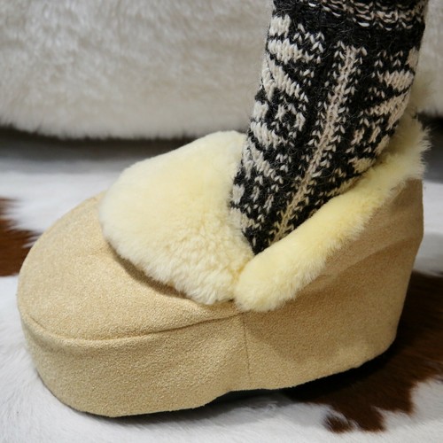 Mouton chauffe pieds nature - chauffe-pieds,