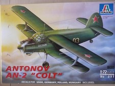 Maquette Avion 1/72 ITALERI Ref 091 Antonov AN-2 "Colt"