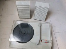 Vintage Electrophone Platine tourne disque Vinyle  + Enceintes 