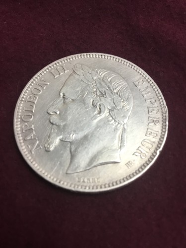 France 1869 francs silver - france, bb