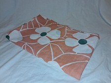 Vintage 60s 70s Ancienne NAPPE RECTANGULAIRE 190x150cm DÉCOR FLORAL FLEURS