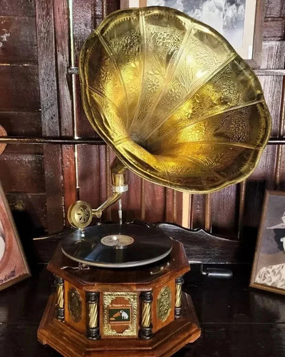 Phonographe hmv ancien - phonographe, –