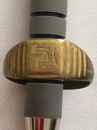 Bague poilu ww1 cuivre - bague, de
