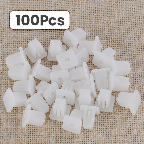 100pcs white plastic car - white,