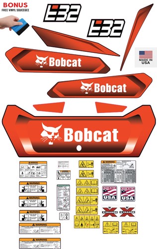 Fits bobcat e32 - bobcat, decal