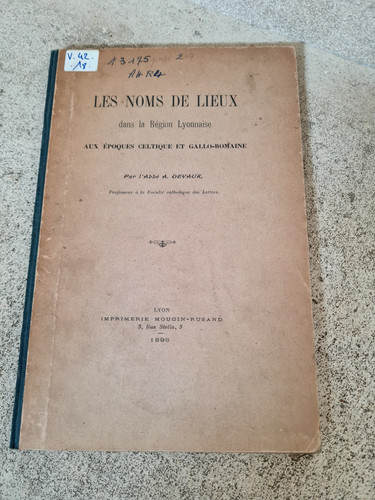 Devaux noms lieux dans - de,