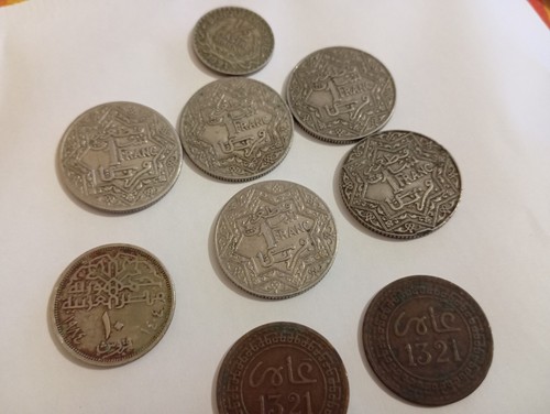 Lot franc empire - lot, cherifien