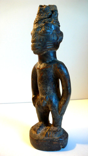 Statuette africaine ancienne - statuette,