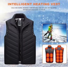 9 zones gilet chauffant