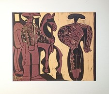 PICASSO  -  Linogravure  -  "