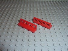 2 x LEGO red Fence ref 3633 /