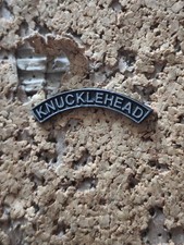 Pin's Pins Knucklehead Harley Davidson Humour Emblème Badge Broche Moto Insigne