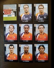 Lot 9 Images Panini FC Lorient 2008