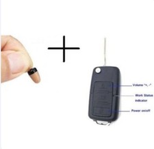 Oreillette Espion 4G Indépendante récepteur clef de voiture