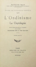 SEXOLOGIE/L'ONDINISME/LA CLEPTOLAGNIE/H.ELLIS/MERCURE DE FRANCE/1933