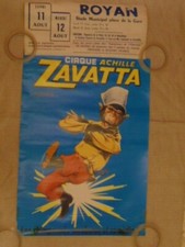 AFFICHE ANCIENNE CIRQUE