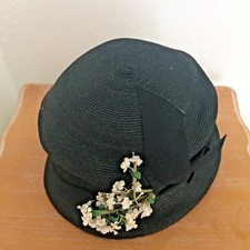 CHAPEAU CLOCHE ANNÉES 30/40