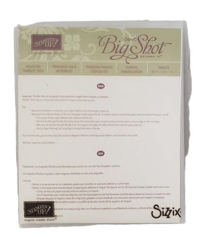 Stampin sizzix big - up,
