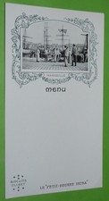 MENU 1900-1910 BISCUITS OLIBET PETIT-BEURRE EXTRA MARSEILLE PORT