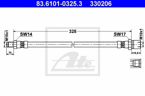 Flexible frein ferrari - flexible,