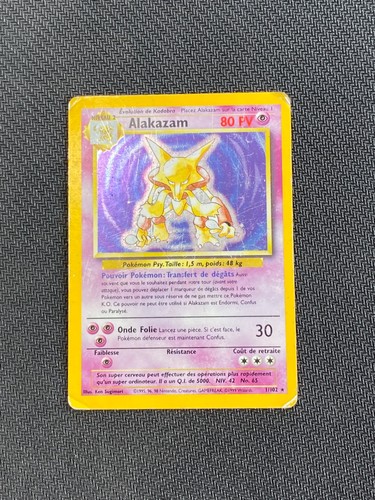 Carte pokémon alakazam - pokémon, 1/102