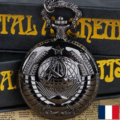 Montre poche gousset noir - gousset,