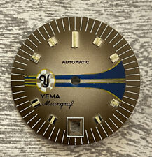 CADRAN DE MONTRE YEMA MEANGRAF BLEU @ YEMA DIAL @ 27,95 MM @ DIVING WATCH N2