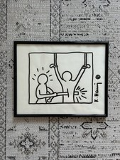 Keith Haring (1958-1990) - Signed Authentic Drawing - Sans Titre, 1981