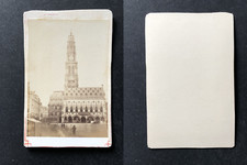 France, Arras, Hôtel de Ville, circa 1870 vintage cdv albumen print -  CDV, ti