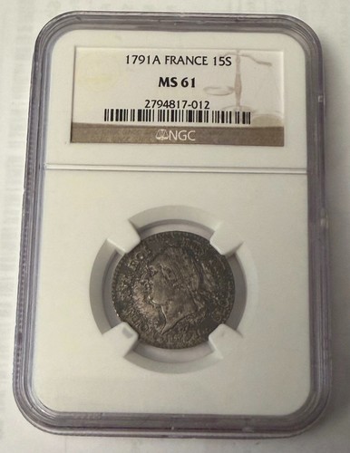Sols louis xvi 1791 a - 15,