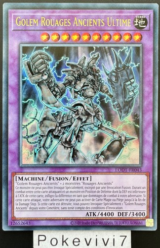 Carte golem rouages - yu-gi-oh!,