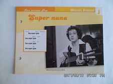 CARTE FICHE PLAISIR DE CHANTER