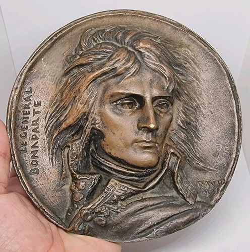 Plaque médaille bronze - bronze, /