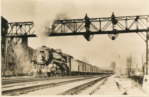 Post card railroad photographs - card,