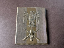 Médaille-plaque en bronze de