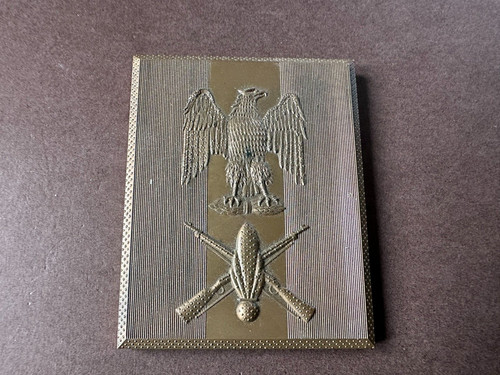 Médaille plaque bronze - bronze, de