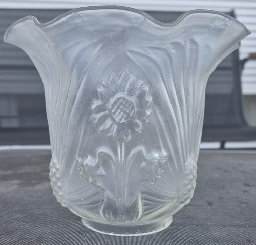 Antique grosse tulipe lampe - grosse,