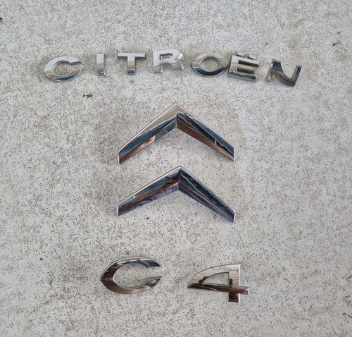 Monogramme arriere citroen - arriere, c4