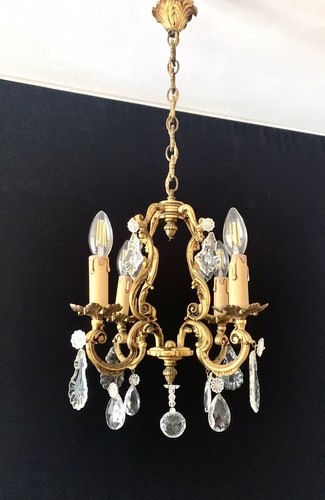 Lustre louis bronze - lustre,