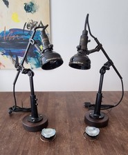 LAMPE VINTAGE SINGER SLF 2 BAKELITE MONTEES EN LAMPE A POSER (2 Disponibles)