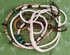 Lot of 7 Hawaiian Puka Heishi