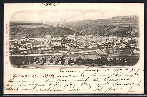 Cpa diekirch vue - diekirch,,