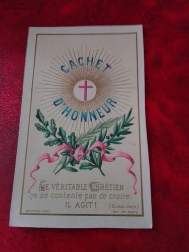Superbe chromo cachet - superbe,