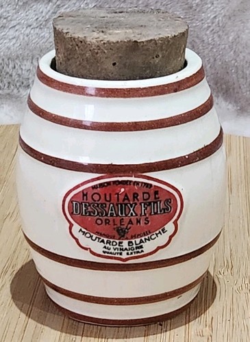 Ancien joli pot moutarde - joli,