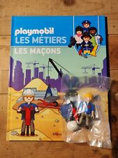 Livre - Playmobil Les Métiers - Altaya - Les Maçons + Figurine - Numéro 42