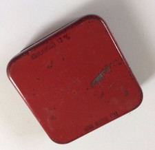 Boîte ancienne vide : Ruban pour machine à écrire Underwood - "noir rouge fixe"