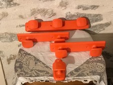 Lot de 4 porte-manteaux space