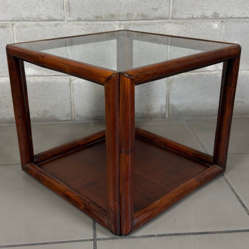 Tavolino quadrato bois cristal - tavolino,